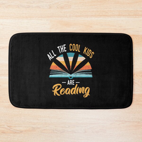 Item preview, All The Cool Kids Are Reading Vintage Sunset Book Reader designed and sold by emorestste.