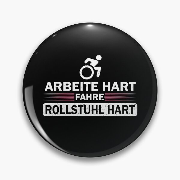 Artikelvorschau, ARBEITE HART FAHRE ROLLSTUHL HART entworfen und verkauft von Spirit-Designs.