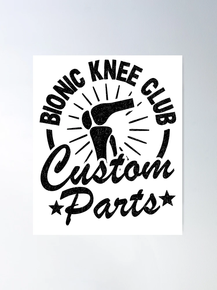 Bionic Knee Club Member Knee Replacement Surgery Funny Throw Pillow by Lisa  Stronzi - Pixels