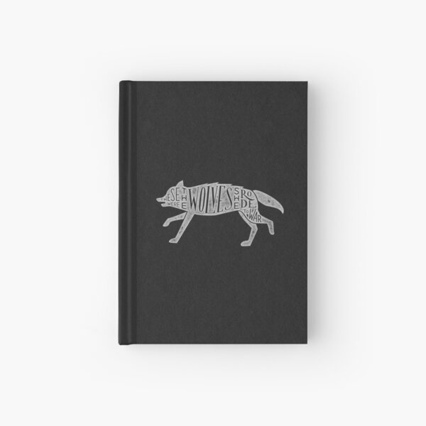 These Were The Wolves She Rode to War - Wolf by Wolf Hardcover Journal