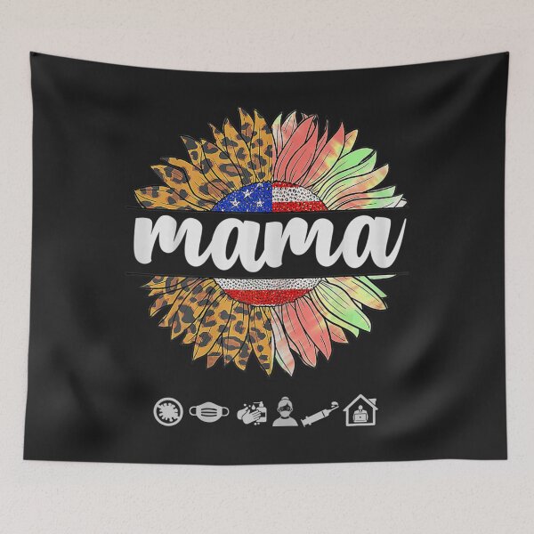 Item preview, Womens Mothers Day Mama Sunflower Leopard Graphic Print Plus Size TShirt80 designed and sold by zellaplrnli.
