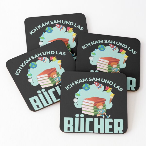 Item preview, ICH KAM SAH UND LAS BUeCHER designed and sold by Spirit-Designs.