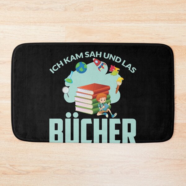 Item preview, ICH KAM SAH UND LAS BUeCHER designed and sold by Spirit-Designs.