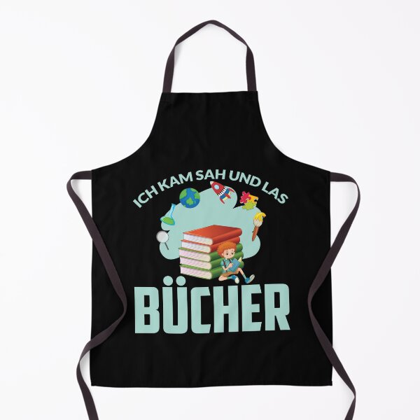 Item preview, ICH KAM SAH UND LAS BUeCHER designed and sold by Spirit-Designs.
