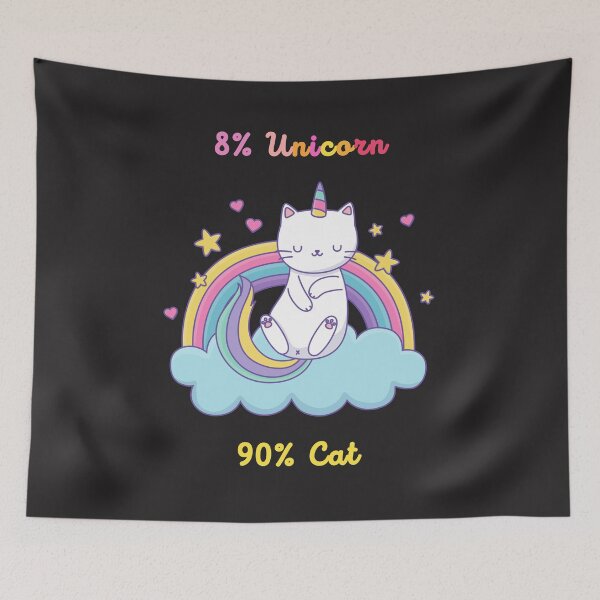 Item preview, 100% Original Cat - Unicorn designed and sold by Anjestic Studio.