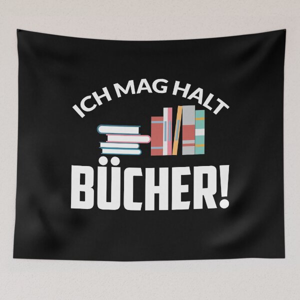 Item preview, ICH MAG HALT BUeCHER designed and sold by Spirit-Designs.
