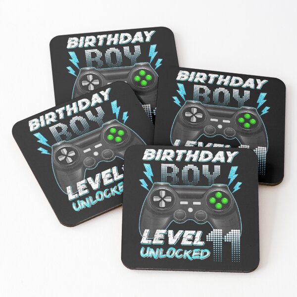 Item preview, Birthday Boy Level 11 Unlocked Video Gamer 11th Birthday Gift  designed and sold by mchargue12.