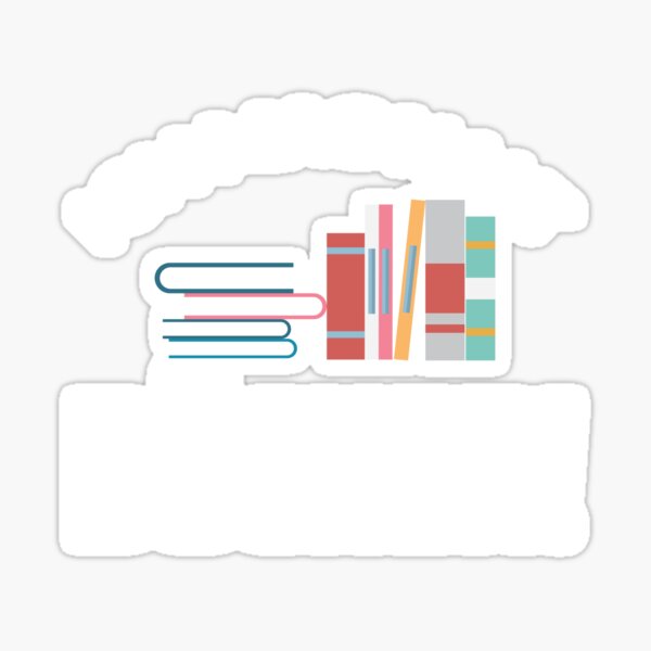 ICH MAG HALT BÜCHER Sticker