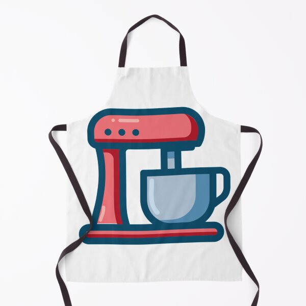 Item preview, Red electric kitchen mixer retro baking art designed and sold by HiguelHekson.