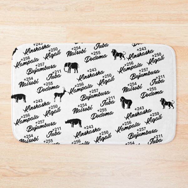 Item preview, East African Countries with capital city Pattern designed and sold by RICO ANIMATIONS.