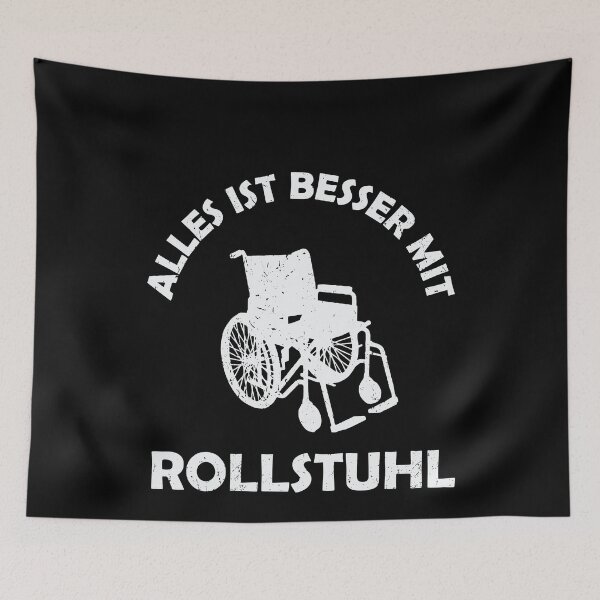 Artikelvorschau, ALLES IST BESSER MIT ROLLSTUHL entworfen und verkauft von Spirit-Designs.