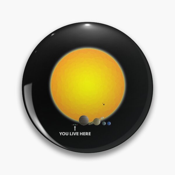 Item preview, You Live Here | Solar System designed and sold by AstroPic-Store.