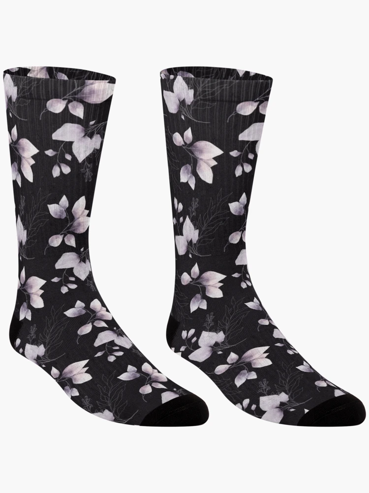 Thumbnail 3 of 5, Socks, Magnolia designed and sold by Patternsonly.