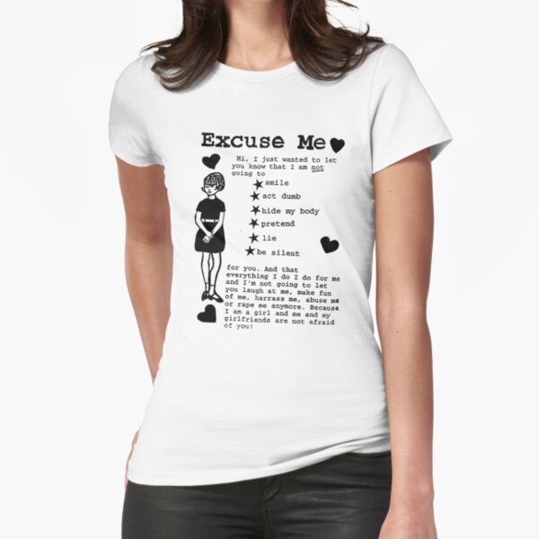 Vista previa del artículo con la obra «EXCUSA ME RIOT GRRRL», diseñado y vendido por Luckythelab.