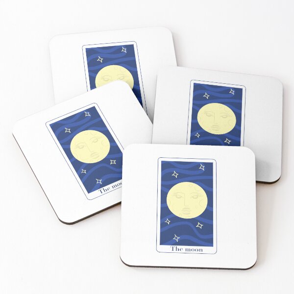 Item preview, The moon tarot card designed and sold by Haya S.