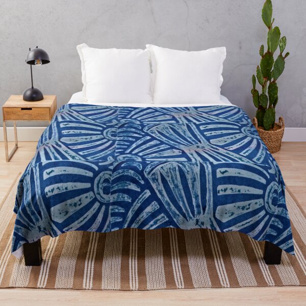 Item preview, diatom pattern blue and  white, Ocean Collection designed and sold by ban-yo.