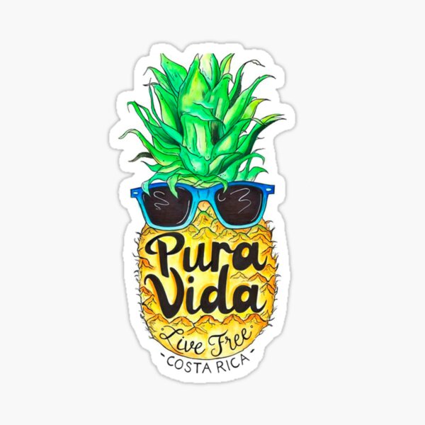 Item preview, Pineapple in Sunglasses Costa Rica Summer Pure Life designed and sold by nekhebit.