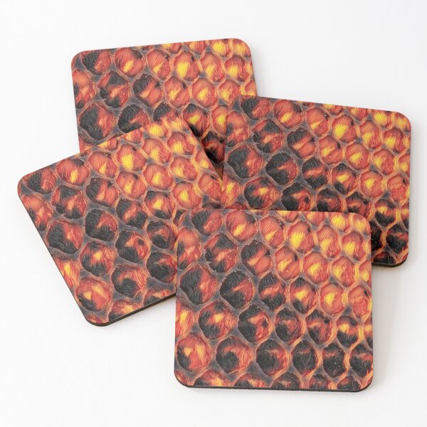 Item preview, GALATHI Honeycomb Flames designed and sold by Galathi Designs.