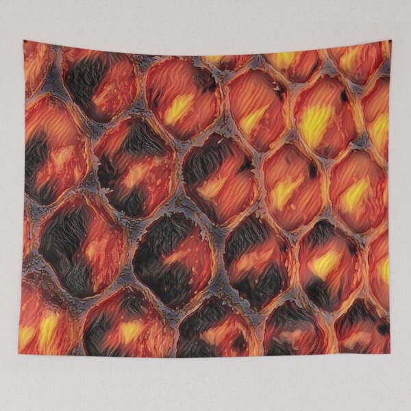 Item preview, GALATHI Honeycomb Flames designed and sold by Galathi Designs.