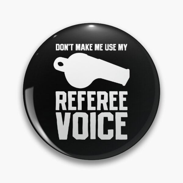 Referee Pins and Buttons for Sale