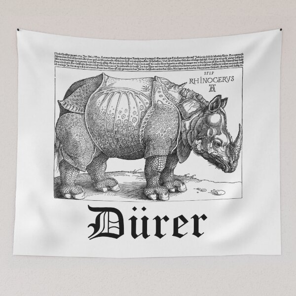 Item preview, Albrecht Dürer Durer Rhino designed and sold by alexvas.