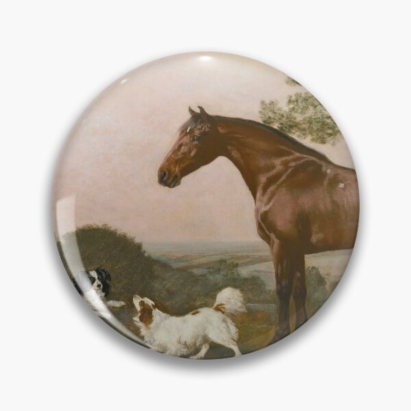 Item preview, A Bay Horse with two spaniels  by George Stubbs designed and sold by Vintage Designs +.