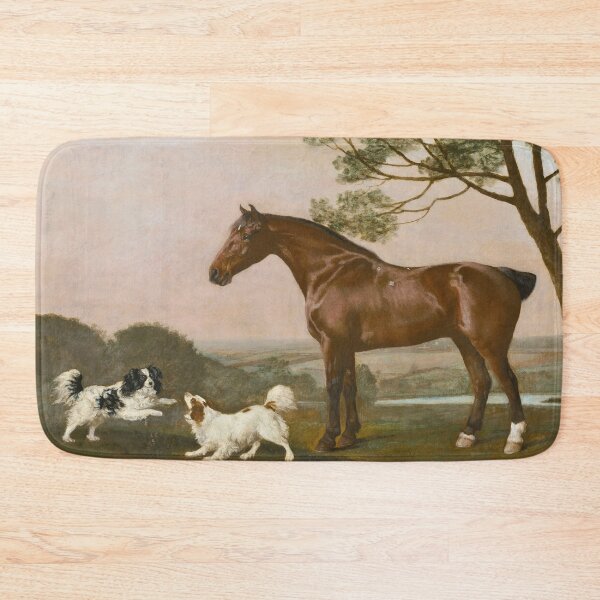 Item preview, A Bay Horse with two spaniels  by George Stubbs designed and sold by Vintage Designs +.