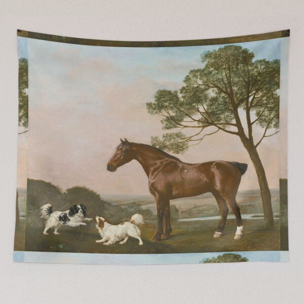 Item preview, A Bay Horse with two spaniels  by George Stubbs designed and sold by Vintage Designs +.