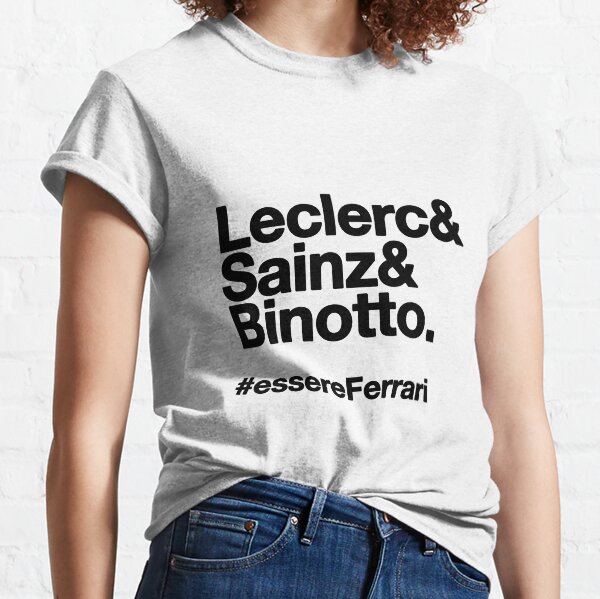 Charles Leclerc y Carlos Sainz Camiseta clásica