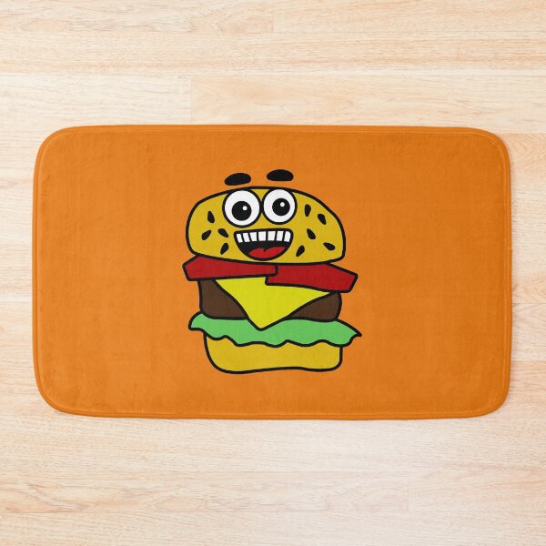 Item preview, Cute Burger Smiling  designed and sold by RandjaDesign.