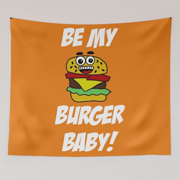 Item preview, Be My Burger Baby designed and sold by RandjaDesign.