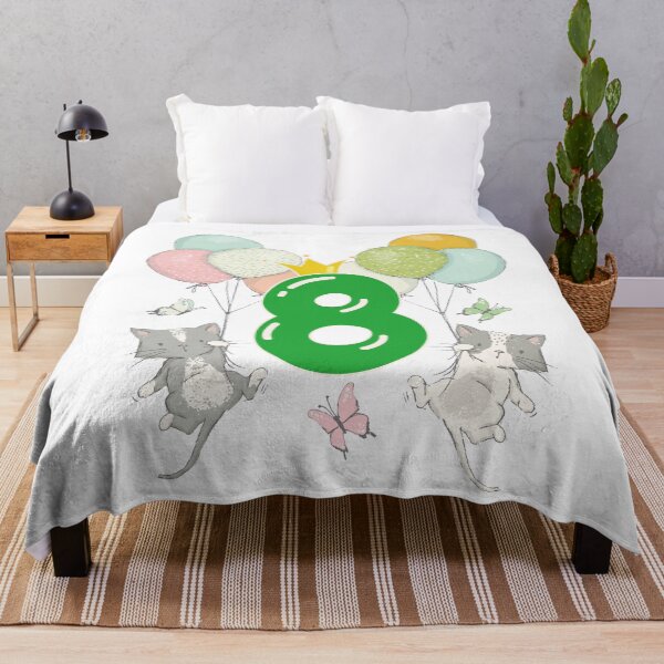 Item preview, Birthday 8 year Cats designed and sold by catsandmore.