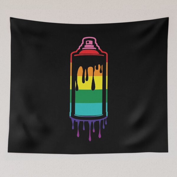 Item preview, PRIDE SPRAYPAINT designed and sold by IPRINT Clothing.