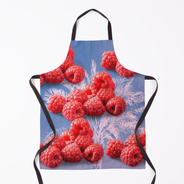 Item preview, Red raspberry on an amazing blue fond designed and sold by Mariocii.