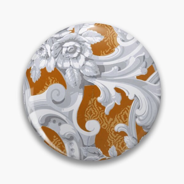 Aperçu de l'œuvre Fleur et décoration papier peint orange créée et vendue par OroboroCustom.