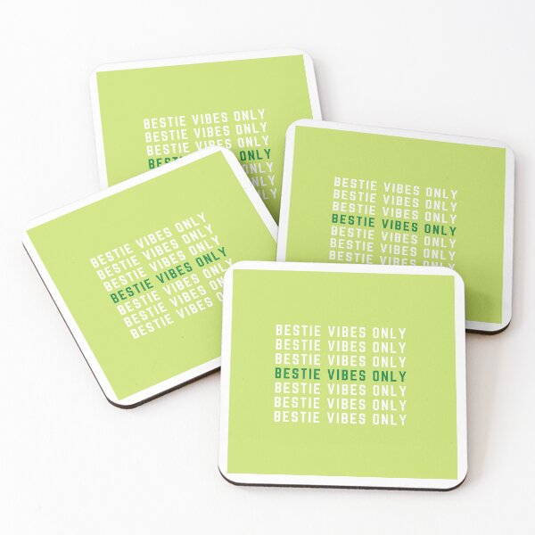 Item preview, GREEN: Bestie vibes only  designed and sold by ZAHARA-.