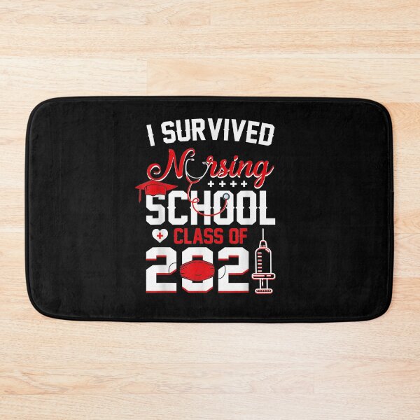 Item preview, I Survived Nursing School 2021 Funny Graduation Face Mask Gift  designed and sold by mchargue12.