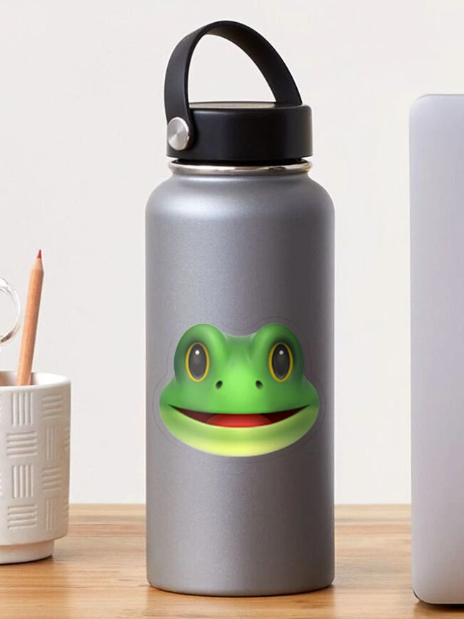 Cute Smiley Frog Custom Water Thermos