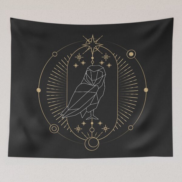 Item preview, Geometric Owl Astrological Tarot Card designed and sold by Peekonet.