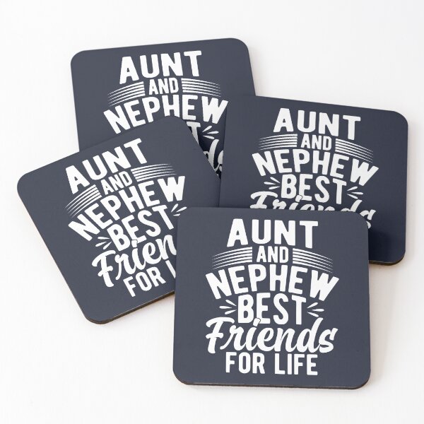Item preview, Aunt And Nephew Best Friends For Life, Best Auntie Ever Typography designed and sold by graphic-genie.