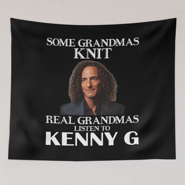 Item preview, Some Grandmas Knit Real Grandmas Listen to Kenny G  designed and sold by jwyman.