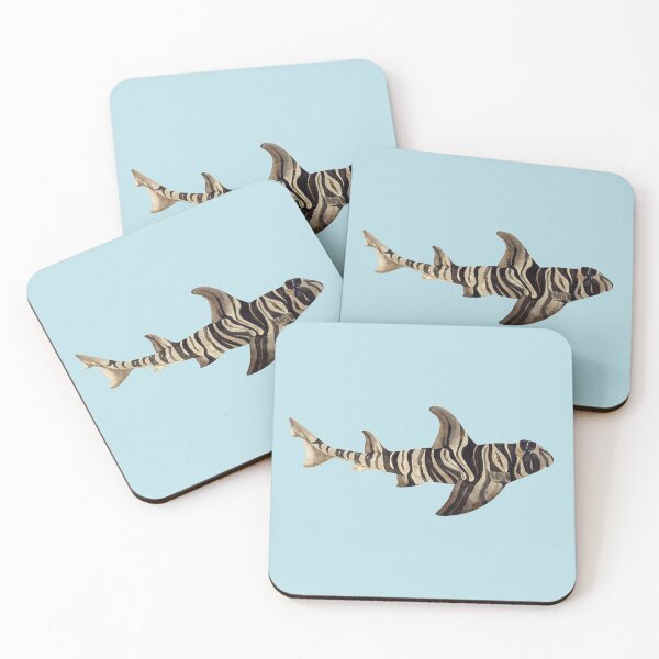 Item preview, ZEBRA BULLHEAD SHARK-Heterodontus zebra designed and sold by BEATRIZ ABAITUA.