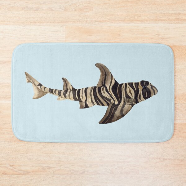 Item preview, ZEBRA BULLHEAD SHARK-Heterodontus zebra designed and sold by BEATRIZ ABAITUA.