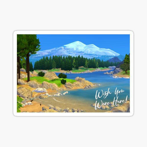 Wish You Were here 1 Sticker
