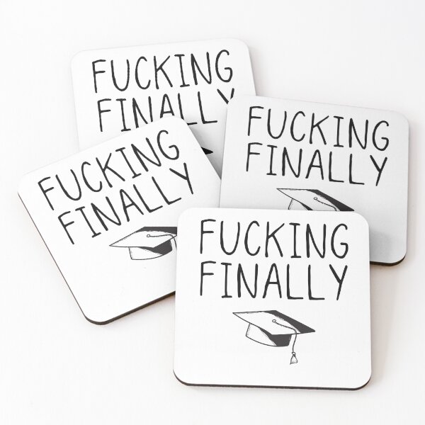 Item preview, Funny Graduation Gift, Funny Grad Gift, Best Friend Graduating Gift, Fucking Finally Graduation Mug Sticker designed and sold by thenewnormality.