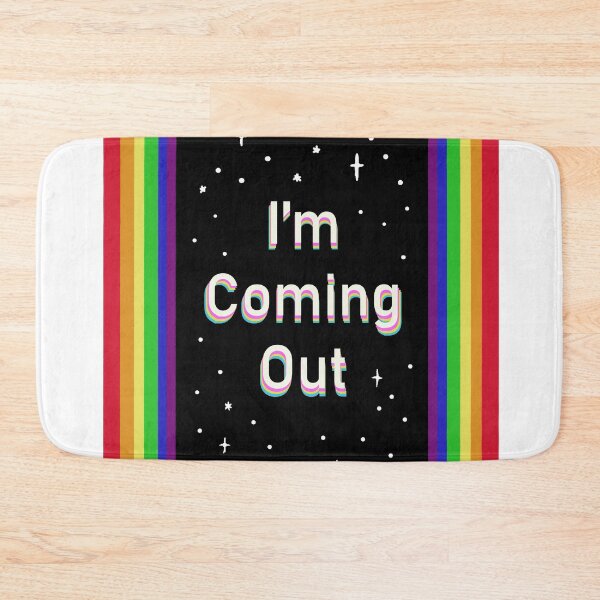 Item preview, I'm coming out pansexual design with night sky background designed and sold by AmpawPawp.