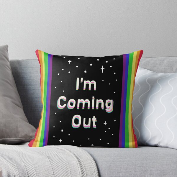 Item preview, I'm coming out pansexual design with night sky background designed and sold by AmpawPawp.