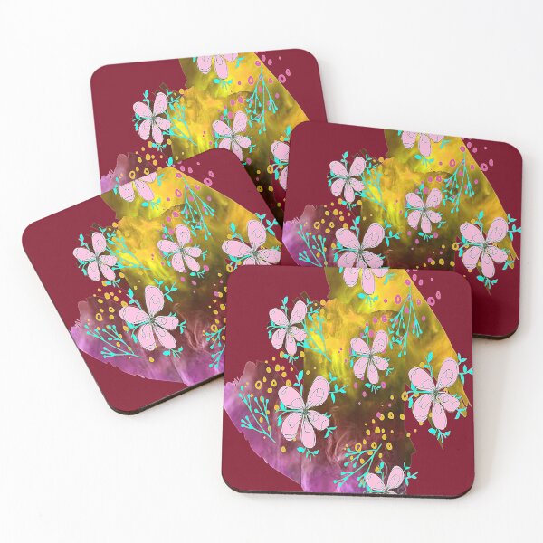 Item preview, Floral Abstract Fantasy, nr 3, Graphic Psychedelic Abstract Art, Inspired by Nature designed and sold by Adri Barnard.
