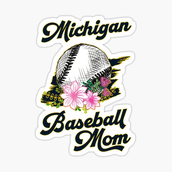 Item preview, Michigan Baseball Mom designed and sold by JordanHolmes.