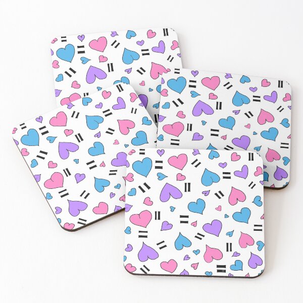 Item preview, Love is Love Hearts - Bi colors designed and sold by AlissaJoyLeeArt.